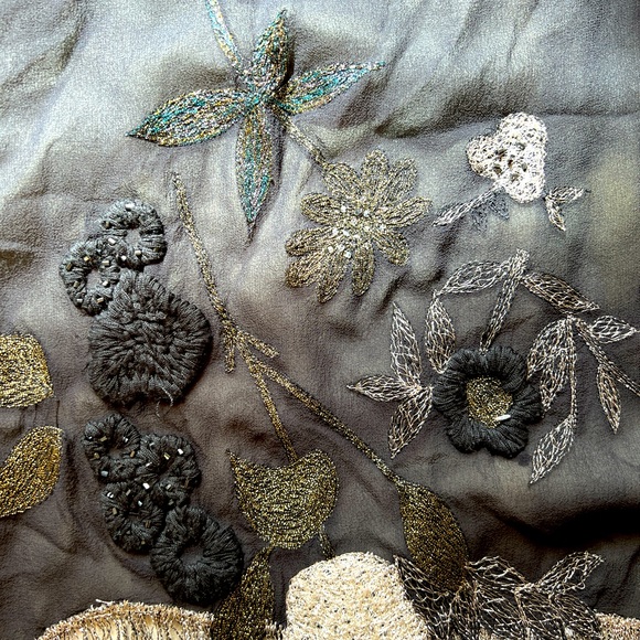 BCBG MaxAzria 100% Silk Maxi Skirt - Picture 2 of 10